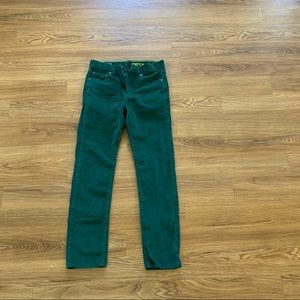 Crewcuts boys stretch green corduroy pants